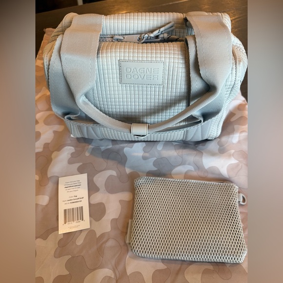 Dagne Dover Handbags - Dagne Dover Small Landon in Fog Waffle